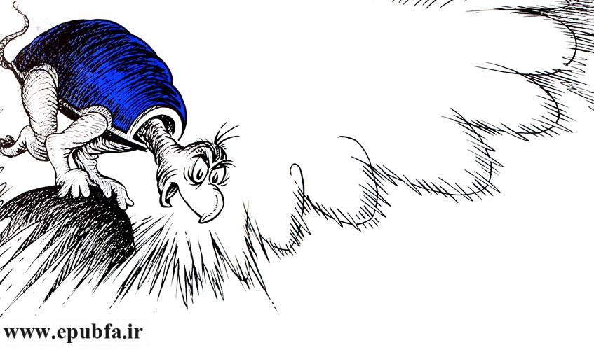 آنگاه نعرهای کشید که لرزه بر اندام لاکپشتها افتاد و همگی در آب فروریختند